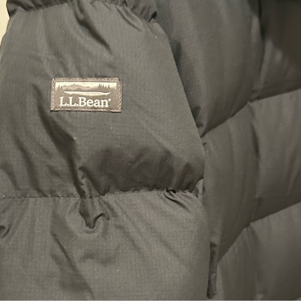 Women's Mountain Classic Down Coat, Sherpa-Lined Black Tan XL✨EUC - Picture 9 of 16
